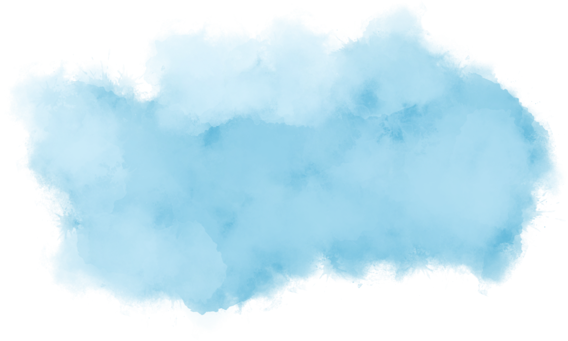 watercolor blue cloud sky
